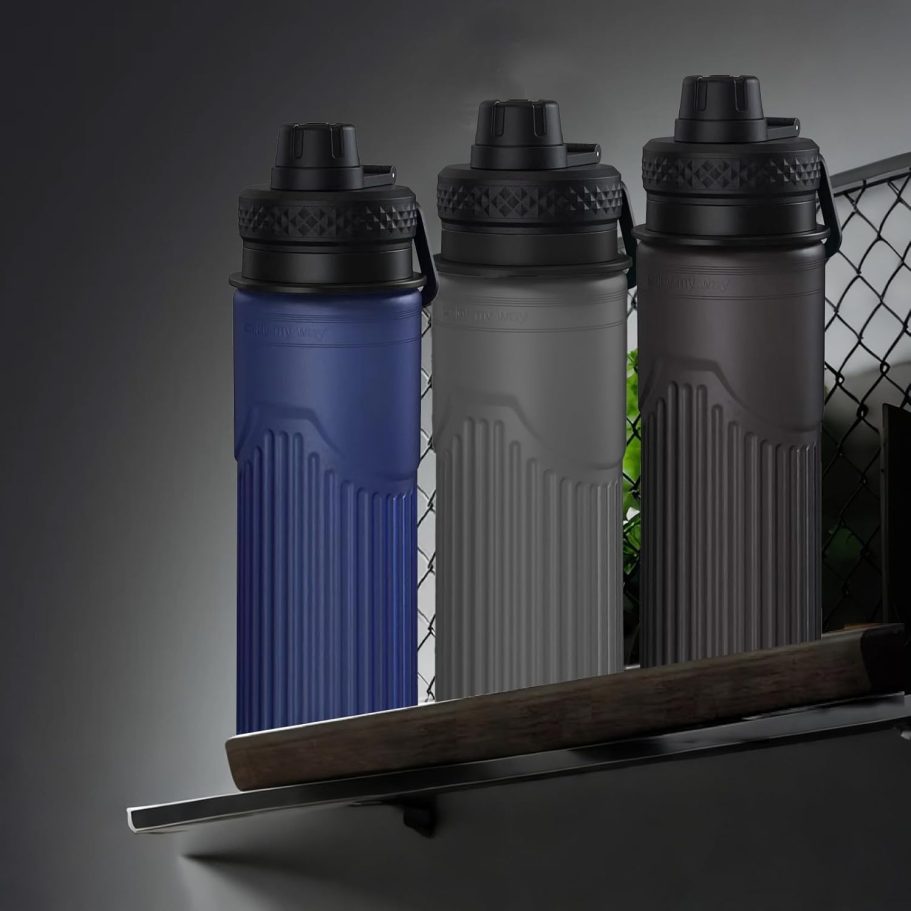Collapsible Water Bottle, Sport Water Bottle 24oz, Reuseable BPA Free Silicone Foldable Water Bottles Leak-proof Portable Water Bottle for Travel, Gym, Hiking, Office, Camping (Black) - Image 7