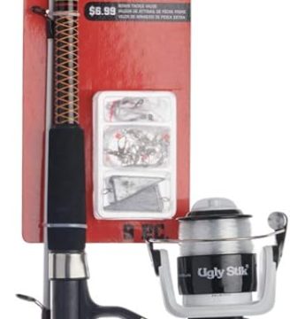 Ugly Stik Complete Spincast Reel and Fishing Rod Kit